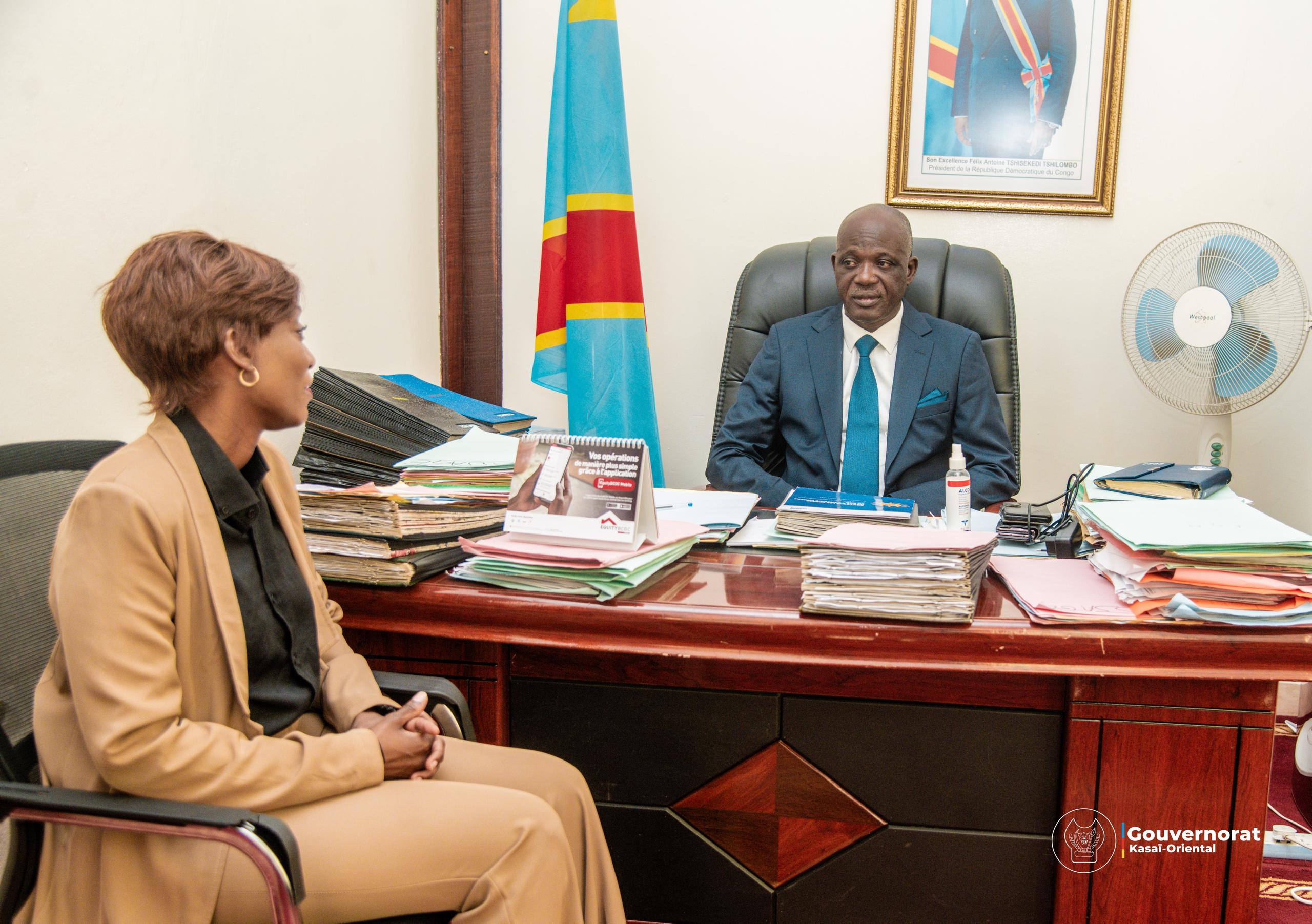 Augustin KAYEMBA MULEMENA échange avec la délégation nationale du FOGEC sur le financement des entrepreneurs locaux