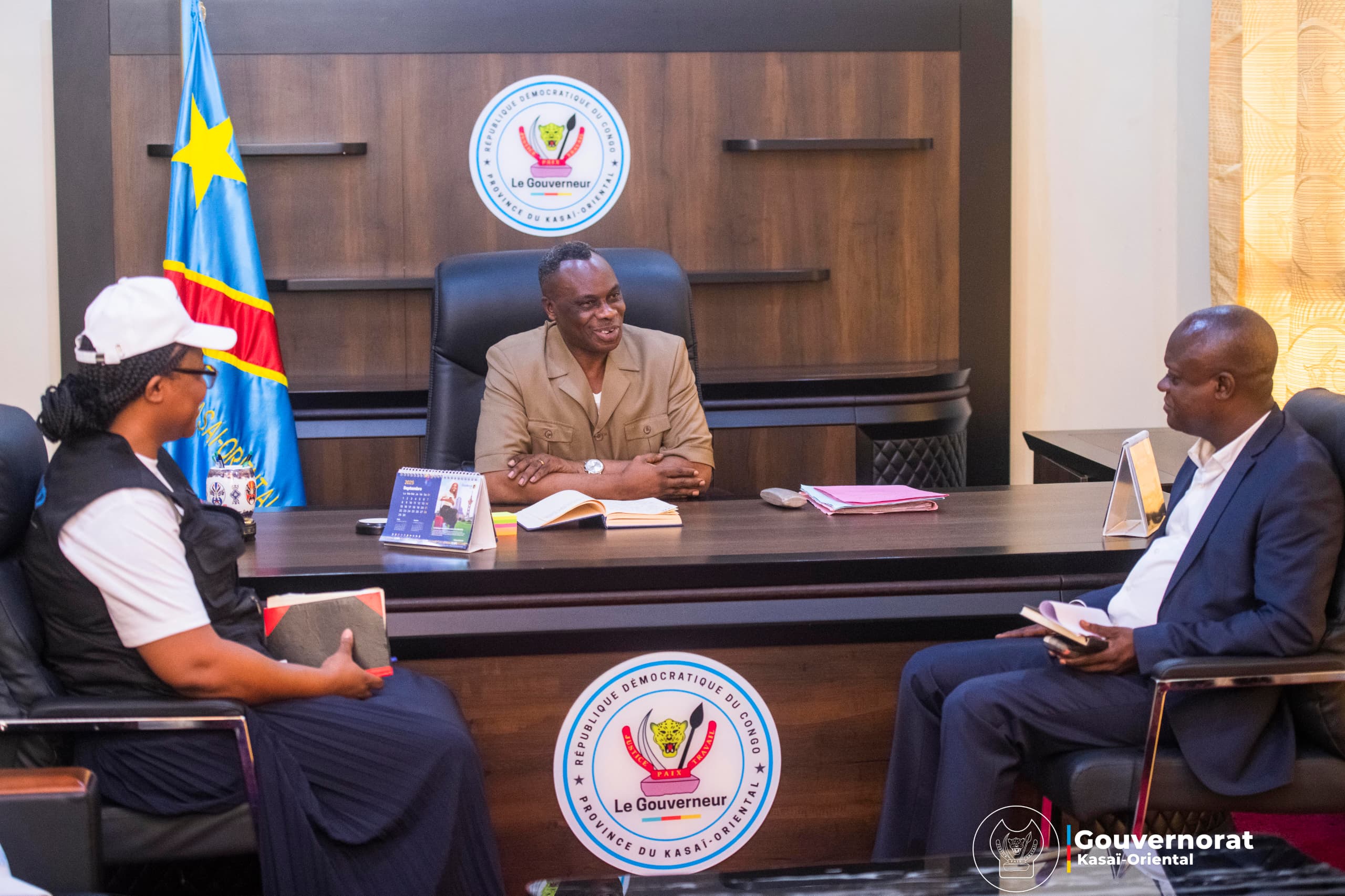 JEAN-PAUL MBWEBWA REÇOIT UNE DÉLÉGATION DE L’ONIP POUR L’IMPLANTATION D’UNE REPRÉSENTATION AU KASAÏ ORIENTAL