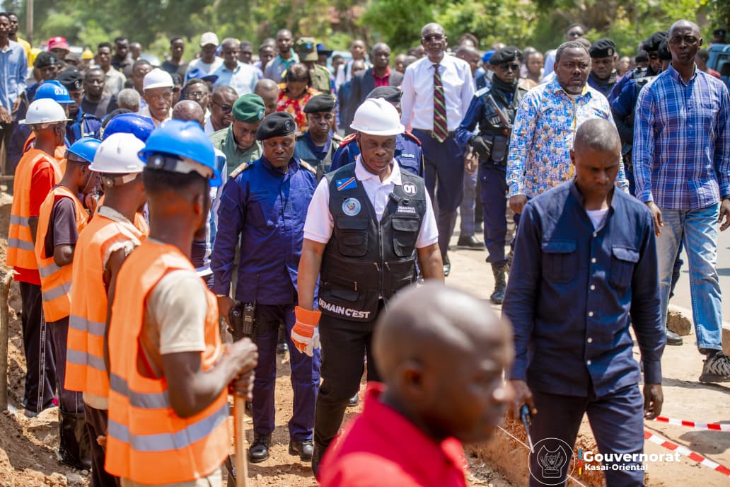2026 ANNEE D&rsquo;ACTIONS:  JEAN-PAUL MBWEBWA KAPO LANCE LES TRAVAUX DE RÉTABLISSEMENT DU COLLECTEUR DE BONZOLA 2