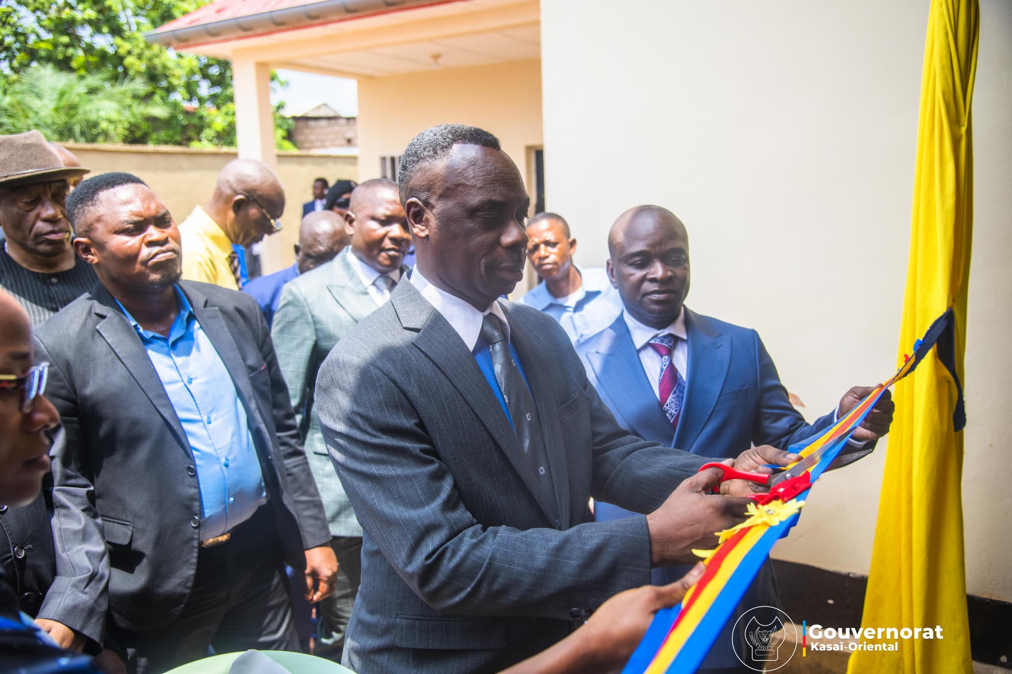 JEAN-PAUL MBWEBWA INAUGURE DEUX NOUVEAUX BÂTIMENTS ADMINISTRATIFS DE LA DPI À MUYA ET DIBINDI