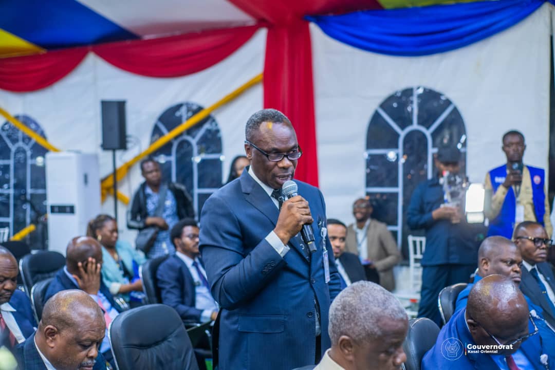 CONFÉRENCE DES GOUVERNEURS : JEAN-PAUL MBWEBWA KAPO PLAIDE POUR LA RÉOUVERTURE DE LA FAO ET DU FIDA AU KASAÏ ORIENTAL CONFÉRENCE DES GOUVERNEURS : JEAN-PAUL MBWEBWA KAPO PLAIDE POUR LA RÉOUVERTURE DE LA FAO ET DU FIDA AU KASAÏ ORIENTAL