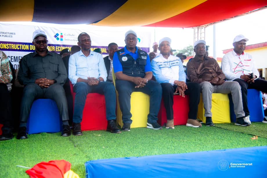 JEAN-PAUL MBWEBWA KAPO PREND PART AU LANCEMENT DES TRAVAUX DE CONSTRUCTION DU CORRIDOR ECONOMIQUE  RDC–ANGOLA