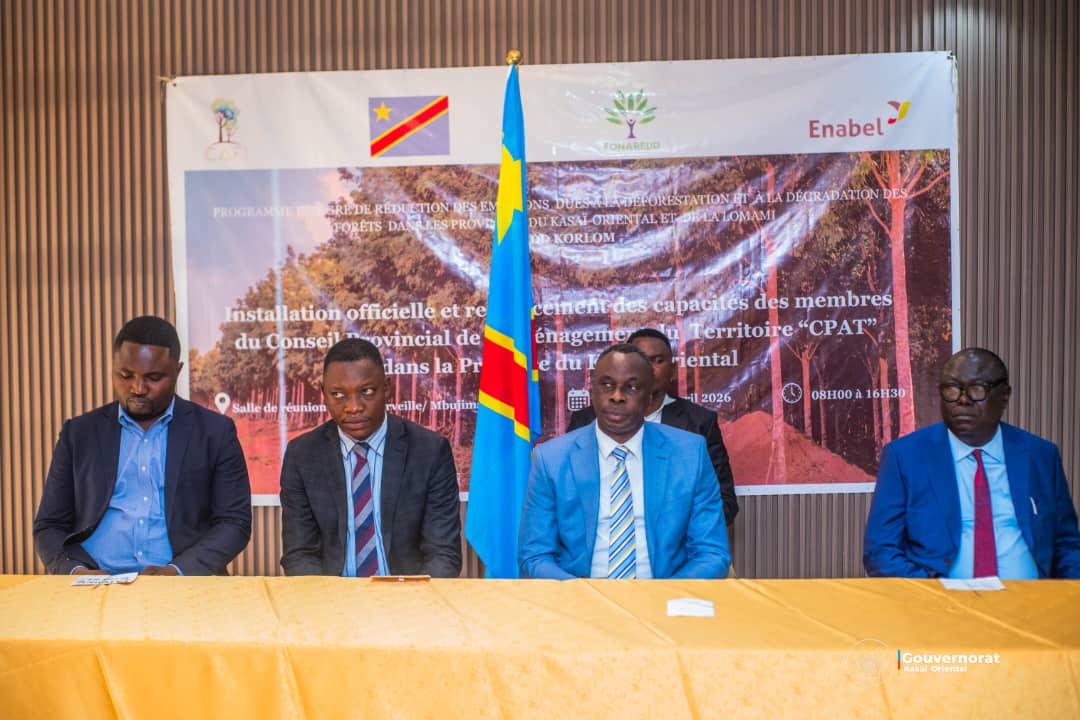 CLÔTURE DE L’ATELIER DE RENFORCEMENT DES CAPACITÉS DU CPAT JEAN-PAUL MBWEBWA KAPO ENGAGE LE KASAÏ ORIENTAL SUR LA VOIE D’UNE GESTION TERRITORIALE MODERNE ET DURABLE