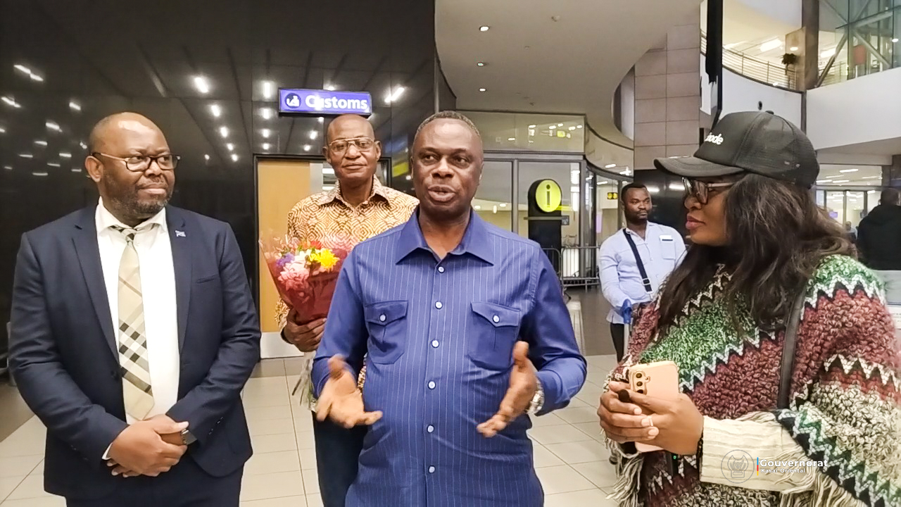 JEAN-PAUL MBWEBWA KAPO EN AFRIQUE DU SUD POUR UNE MISSION ECONOMIQUE