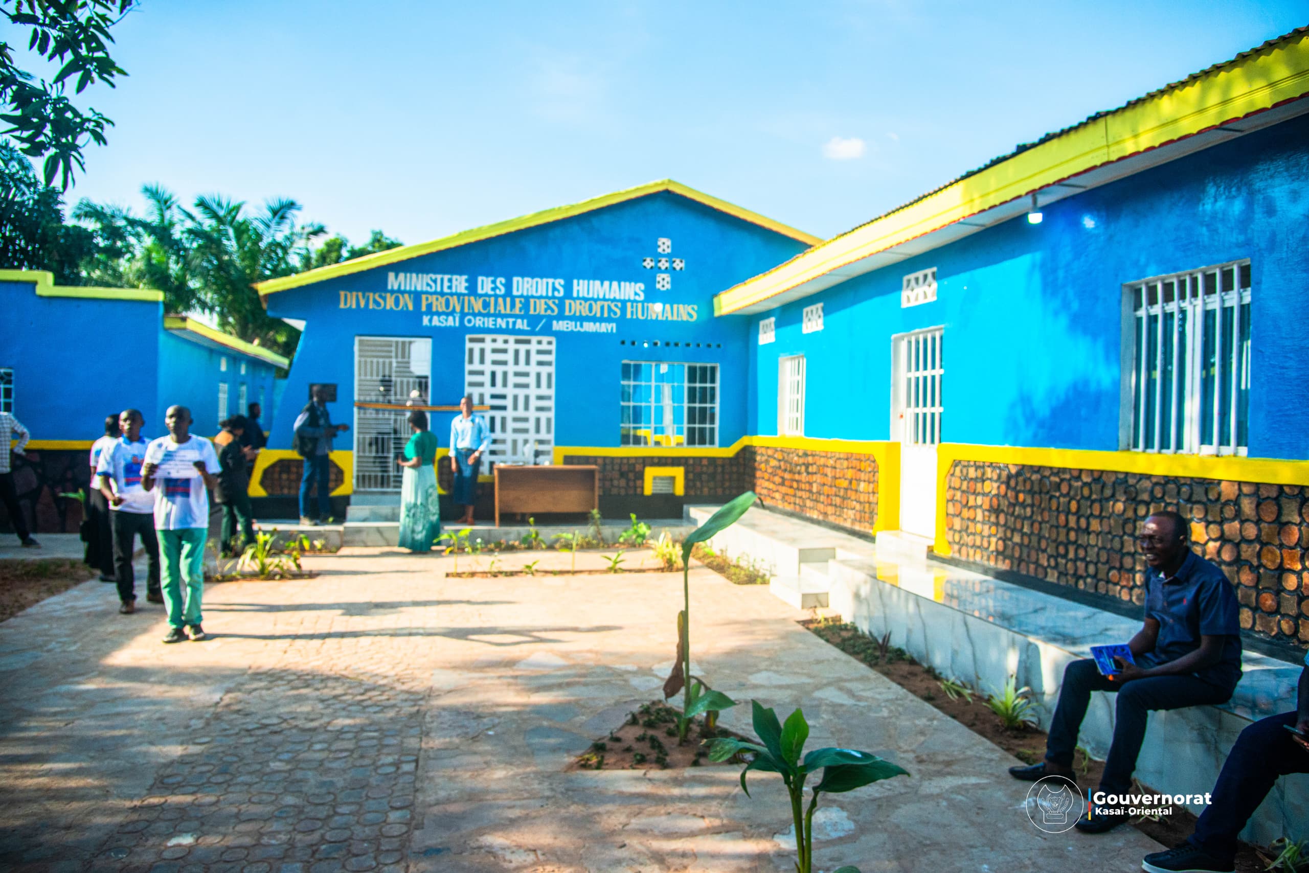 PATRICK MUKENDI MAKANDA PARTICIPE À L’INAUGURATION DU NOUVEAU BÂTIMENT DE LA DIVISION PROVINCIALE DES DROITS HUMAINS