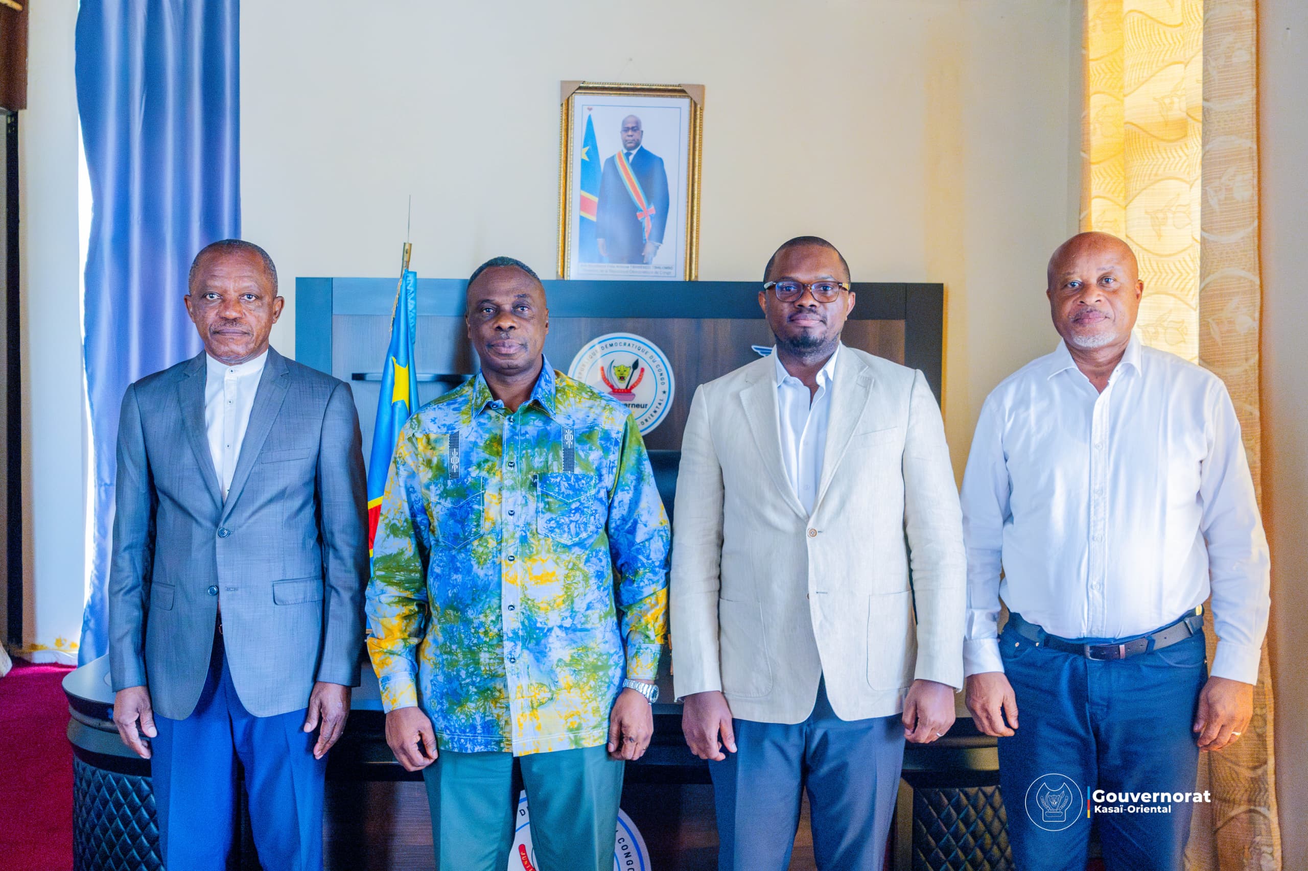 LE GOUVERNEUR J.P MBWEBWA KAPO SOUTIENT CICOAGRI POUR LA PRODUCTION SUR 2500 HECTARES LE GOUVERNEUR J.P MBWEBWA KAPO SOUTIENT CICOAGRI POUR LA PRODUCTION SUR 2500 HECTARES